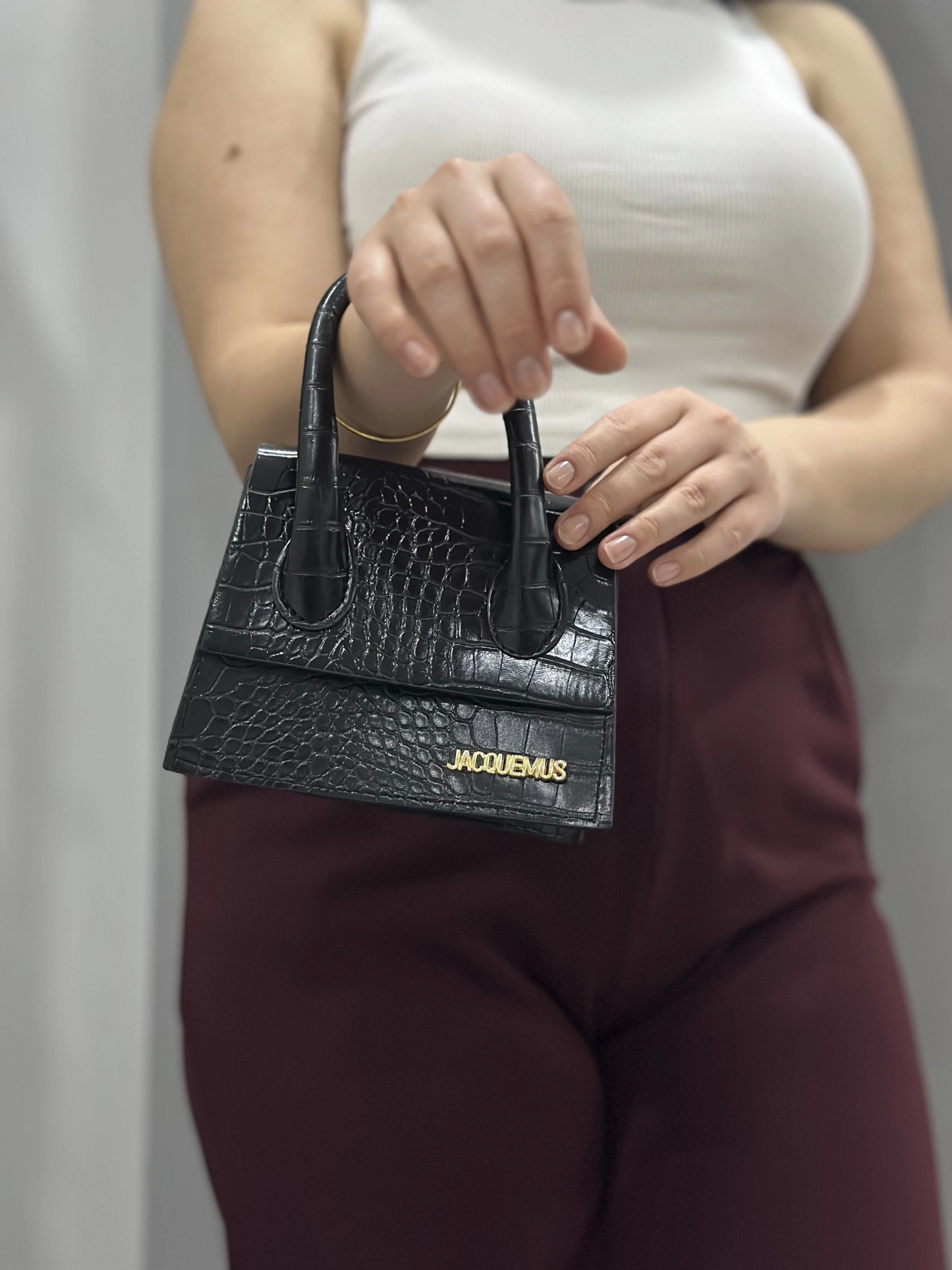 luxe siyah cilt çanta